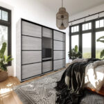 Borneo 239 cm Tv-s tolóajtós gardrób /DNY/