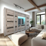 Capri 318 cm Tv-s tolóajtós gardrób /DNY/