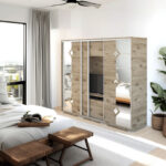 Diamond 239 cm Tv-s tolóajtós gardrób /DNY/