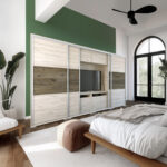 Lux 318 cm Tv-s tolóajtós gardrób /DNY/