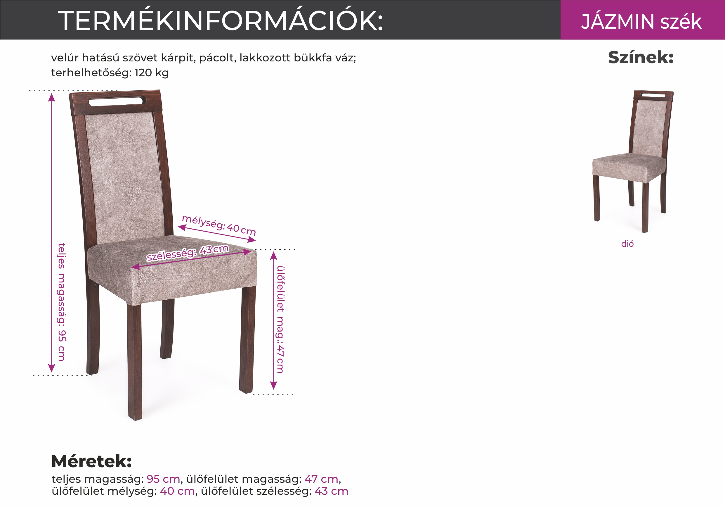 Meretrajz-Jazmin-szek