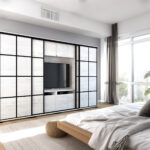 Rock 318 cm Tv-s tolóajtós gardrób / DNY /