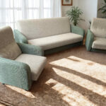 Szamba karos kattanós garnitúra rugós / mintadarab /