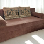 Zozó 150-es rugós kanapé betétes párnával  / Vecsési mintadarab /