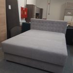 Tűzött fejvéges 7 zónás táska rugós 160 cm franciaágy / mintadarab /